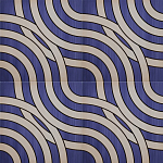 Дизайнерская плитка с узором Круги  варинант исполнения - 1 | Loft Concept в Липецке