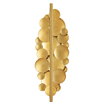 Бра светодиодное из многослойных золотых дисков Metal Disc Chandelier варинант исполнения - 2 | Loft Concept в Липецке