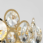 Люстра подвесная из золотых колец 57 см Golden Circles варинант исполнения - 7 | Loft Concept в Липецке