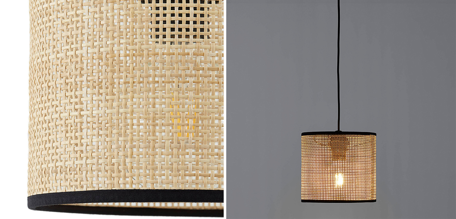 Подвесной светильник Ottar Wicker beige black Подвесной светильник Ottar Wicker beige black - Loft-Concept в Липецке