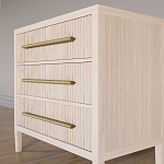 Комод Primo с 3 выдвижными ящиками Светлый дуб варинант исполнения - 2 | Loft Concept в Липецке