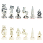 Шахматы Северные народы в ларце из натурального бука Decorative Thematic Chess варинант исполнения - 5 | Loft Concept в Липецке