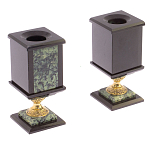 Настольный письменный набор из нефрита на ножках Executive Recruitment варинант исполнения - 3 | Loft Concept в Липецке