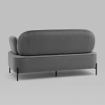 Диван в велюровой обивке серого цвета COLOR BLOCK варинант исполнения - 4 | Loft Concept в Липецке