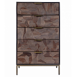 Высокая тумба с выдвижными ящиками Mosaic варинант исполнения - 1 | Loft Concept в Липецке