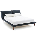 Двуспальная кровать с мягким изголовьем Daniel Bed варинант исполнения - 1 | Loft Concept в Липецке