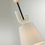 Подвесной светильник с бежевым тканевым плафоном Flourish варинант исполнения - 4 | Loft Concept в Липецке