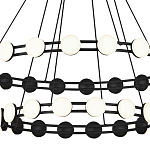 Люстра двухъярусная с круглыми светодиодными источниками света Maxine Light варинант исполнения - 5 | Loft Concept в Липецке