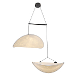 Подвесной светильник с белыми плафонами в форме облака Диаметр 60+60 см Cloud Junction варинант исполнения - 1 | Loft Concept в Липецке