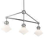 Люстра линейная с ромбовидными плафонами Pointed Diamond Shade варинант исполнения - 2 | Loft Concept в Липецке