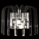 Бра цвета никель с изогнутыми хрустальными элементами Radiant Ribbons варинант исполнения - 1 | Loft Concept в Липецке