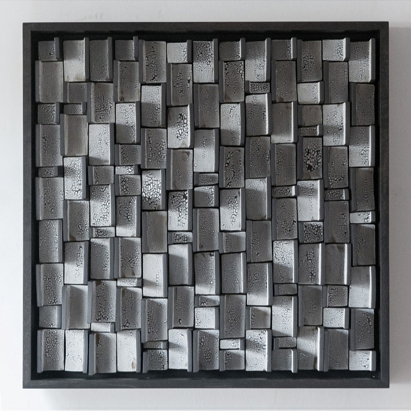 Абстрактное Объемное Панно Industrial panel Travers Coals Серый Абстрактное Объемное Панно Industrial panel Travers Coals Серый в Липецке | Loft Concept