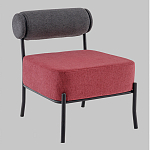 Кресло Ponpoun тёмно-серый бордо варинант исполнения - 1 | Loft Concept в Липецке