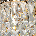 Потолочный светильник круглый с прозрачными подвесками Lunet варинант исполнения - 5 | Loft Concept в Липецке