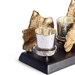 Подсвечник Cozy Light с декором кленовыми листьями варинант исполнения - 2 | Loft Concept в Липецке