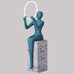 Торшер Statue In The Clouds Floor Lamp варинант исполнения - 2 | Loft Concept в Липецке