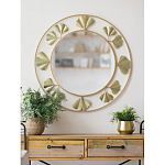 Зеркало настенное в металлическом обрамлении Mirror Golden Portal варинант исполнения - 3 | Loft Concept в Липецке