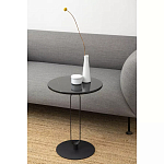 Кофейный столик черный круглый Graceful Base варинант исполнения - 1 | Loft Concept в Липецке