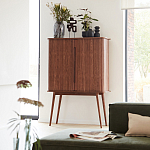 Буфет с двумя раздвижными дверцами Toinette Brown Wooden Cupboard варинант исполнения - 7 | Loft Concept в Липецке