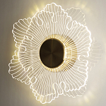 Бра в виде цветка Loggia White Flower Acrylic Wall Lamp варинант исполнения - 2 | Loft Concept в Липецке