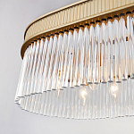 Люстра подвесная овальная со стеклянными трубками Длина 100 см Nembus варинант исполнения - 4 | Loft Concept в Липецке