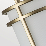 Бра с геометрическим каркасом и матовым белым цилиндрическим плафоном Feiss варинант исполнения - 2 | Loft Concept в Липецке