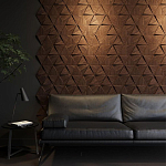 Гипсовая 3D панель с принтографией PM-50 варинант исполнения - 2 | Loft Concept в Липецке