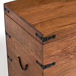 Деревянный сундук из массива манго Mango Wooden Chest Brown варинант исполнения - 2 | Loft Concept в Липецке