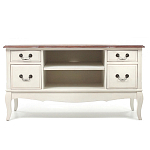 ТВ-тумба из массива берёзы с ящиками и открытыми полками Interiors Romance варинант исполнения - 1 | Loft Concept в Липецке