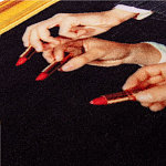 Коврик Seletti Lipstick Black варинант исполнения - 2 | Loft Concept в Липецке