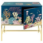 Буфет ручная роспись в морском стиле Cabinet Fondo Marino  варинант исполнения - 3 | Loft Concept в Липецке