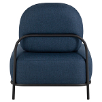 Кресло в синей рогожке COLOR BLOCK варинант исполнения - 4 | Loft Concept в Липецке