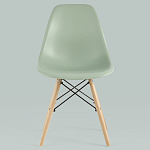 Пластиковый стул на ножках из массива бука Eames Mint варинант исполнения - 3 | Loft Concept в Липецке