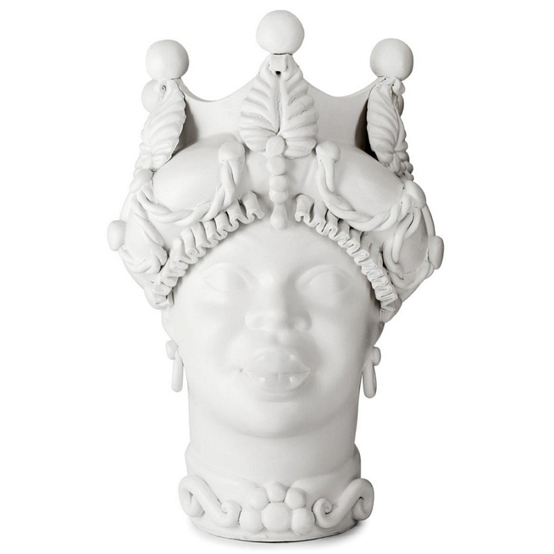 Ваза Vase Moro Lady Baroque White Matt Белый Ваза Vase Moro Lady Baroque White Matt Белый в Липецке | Loft Concept