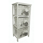 Стеллаж для детской с животными с плетенными корзинами Cute Elephant варинант исполнения - 2 | Loft Concept в Липецке