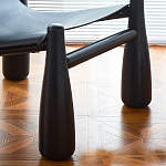 Кресло черно-белое со съемными подушками Celebrity варинант исполнения - 5 | Loft Concept в Липецке