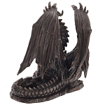 Декоративная статуэтка Дракон Dragon Dark Bronze Statuette варинант исполнения - 4 | Loft Concept в Липецке