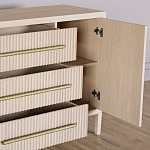 Буфет Primo с тремя ящиками и двумя фасадами Светлый дуб варинант исполнения - 6 | Loft Concept в Липецке