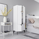 Комод белый с 4-мя дверцами на металлических ножках SPARK MULTIPURPOSE CABINET WHITE варинант исполнения - 6 | Loft Concept в Липецке