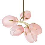 Дизайнерский Светильник Lilly Pink Tulip Lamp розовый плафон  варинант исполнения - 1 | Loft Concept в Липецке
