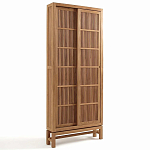 Шкаф из массива тика Okino Wood Cabinet варинант исполнения - 4 | Loft Concept в Липецке