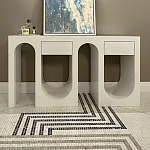 Белая консоль с ящиками Endor White варинант исполнения - 1 | Loft Concept в Липецке