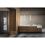 Кухонный гарнитур из массива дуба и камня Ratio Dada Engenereed варинант исполнения - 10 | Loft Concept в Липецке