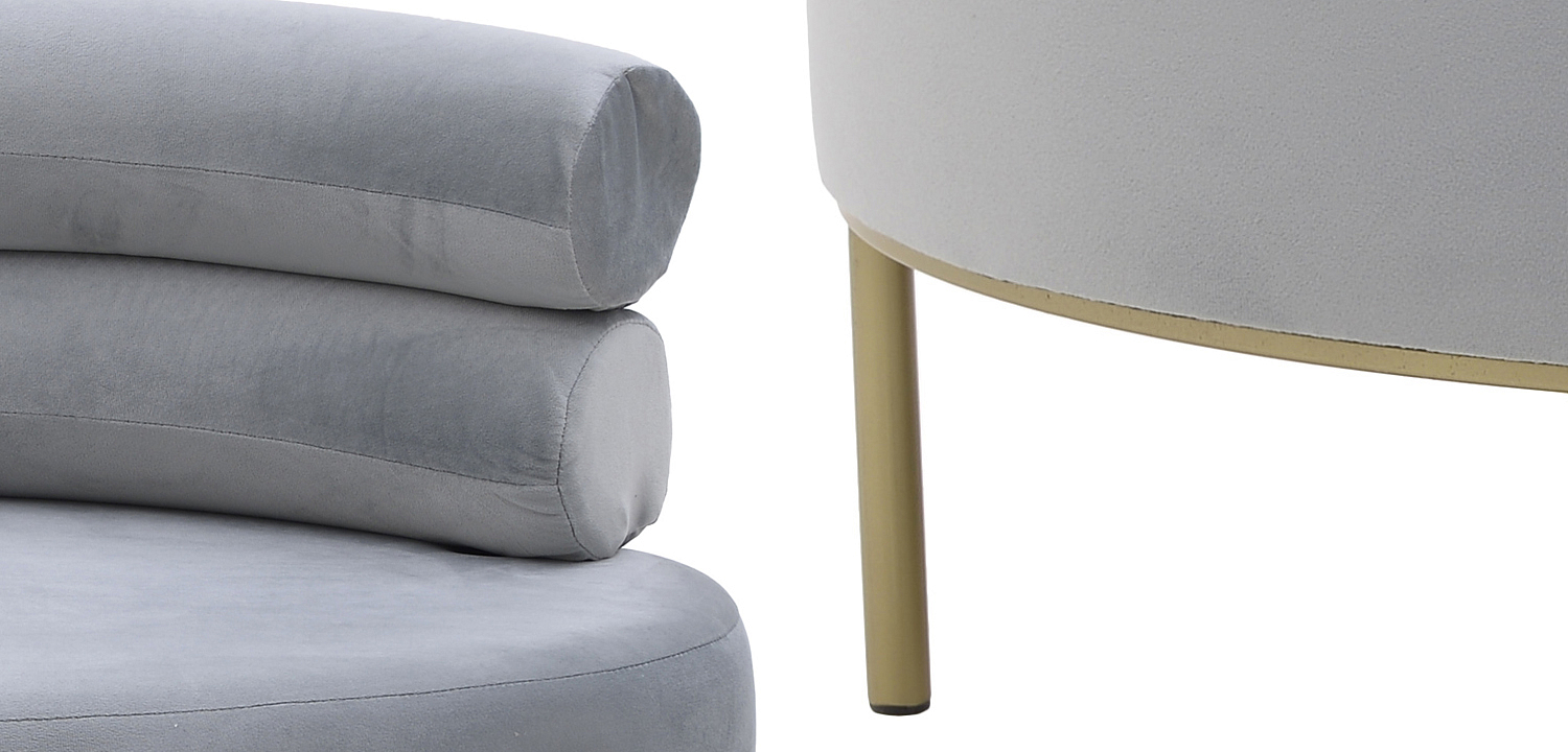 Кушетка Fening Lounge Gray Кушетка Fening Lounge Gray - Loft-Concept в Липецке