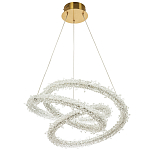 Фигурная люстра украшенная кристаллами из хрусталя Gilbertine Crystals Twisted Chandelier варинант исполнения - 2 | Loft Concept в Липецке