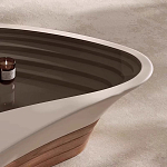 Журнальный столик фигурный со стеклянной столешницей Table Drop варинант исполнения - 4 | Loft Concept в Липецке