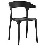 Черный стул из прочного PP-пластика JORIS варинант исполнения - 1 | Loft Concept в Липецке