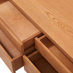 Длинная деревянная консоль с ящиками Espen Wooden Console варинант исполнения - 2 | Loft Concept в Липецке