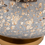 Настольная лампа c бежевым абажуром на круглом стеклянном основании Soft Pastel Light варинант исполнения - 1 | Loft Concept в Липецке