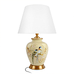 Настольная лампа бежевая с изображением птиц Slip Away варинант исполнения - 7 | Loft Concept в Липецке